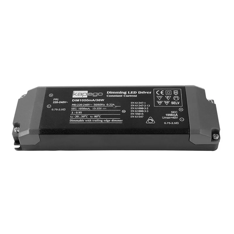 Deko-Light Dim1050mA/36W Schwarz