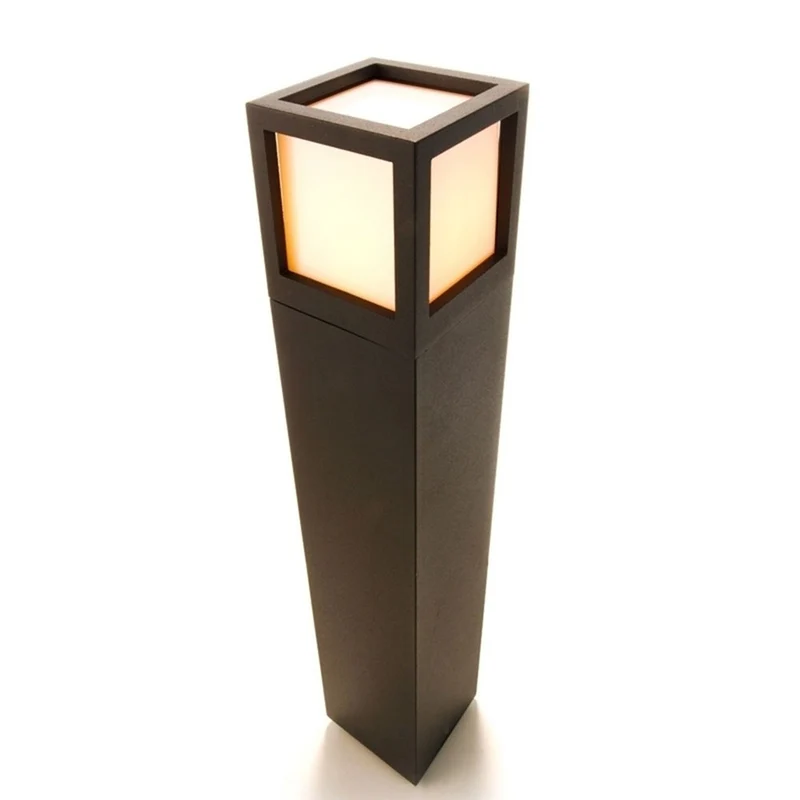 Stehleuchte Facado A anthrazit LED Aluminium 65cm E27 Außenleuchte Garten IP44
