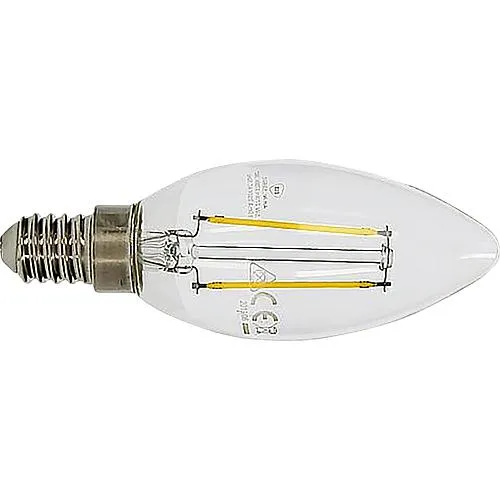 EGB Filament Kerzenlampe Ra>95 klar E14 3W 250lm