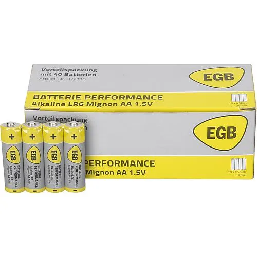 EGB Alkaline-Batterie Mignon-Vorteilspack LR6
