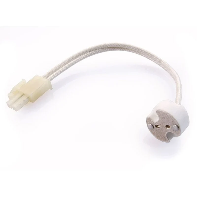 ABN Fassung 12V mit Stecker Weiß