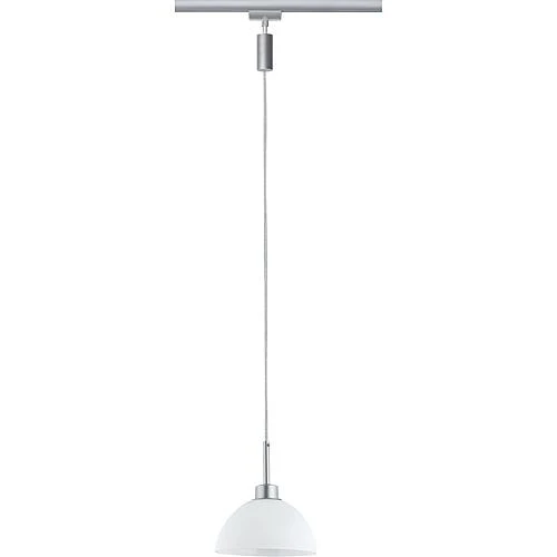Paulmann URail Pendel Sarrasani max 1x10W GU10 Chrom matt/Opal 230V Metall Glas
