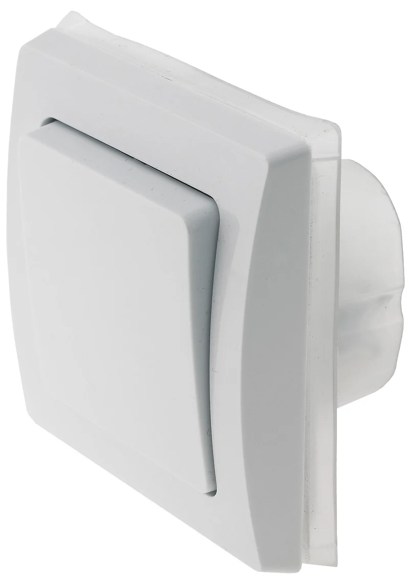 DELPHI Wechsel-Schalter IP44 250V~/ 10A, inkl. Rahmen, UP, weiß