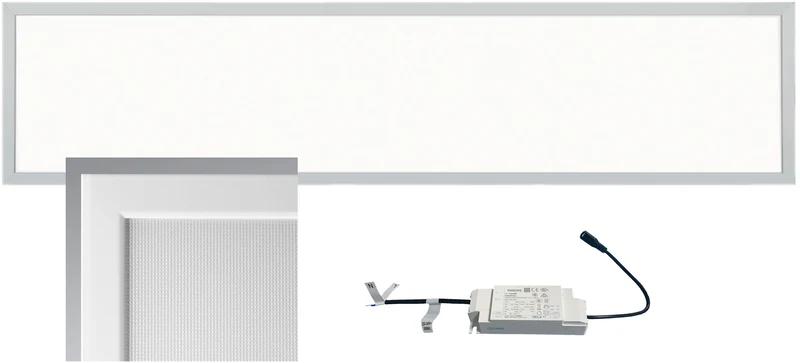 LED Licht-Panel "CTP-120 Office" neutral 30x120cm, 4000K, 40W, 3850lm, UGR16 # Achtung! Separates Sperrgut-Paket #