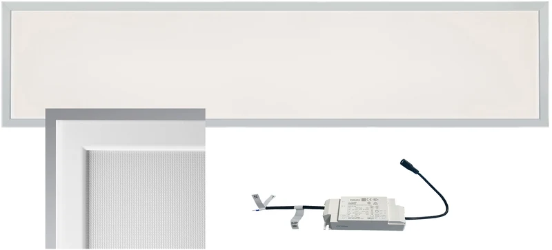 LED Licht-Panel "CTP-120 Office" warm 30x120cm, 3000K, 40W, 3750lm, UGR16 # Achtung! Separates Sperrgut-Paket #