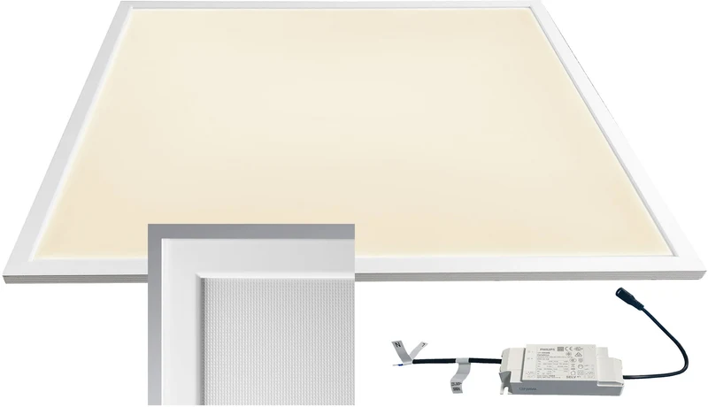 LED Licht-Panel "CTP-62 Office" warm 62x62cm, 3000K, 40W, 3750lm, UGR16 # Achtung! Separates Sperrgut-Paket #