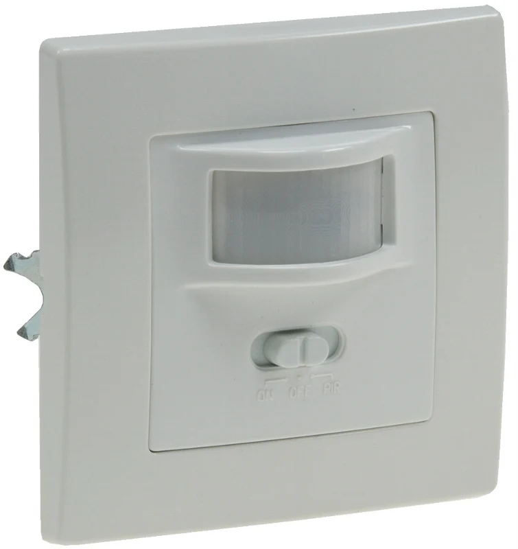Unterputz PIR-Bewegungsmelder 160° LED geeignet, 2-Draht Technik, weiß