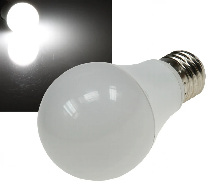 LED Glühlampe E27 "G40 AGL" weiß 6000k, 340lm, 230V/5W, 270°