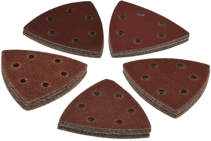 Schleifdreiecke "Pro-XL", 50x Körnung je 10x K40-60-80-120-180