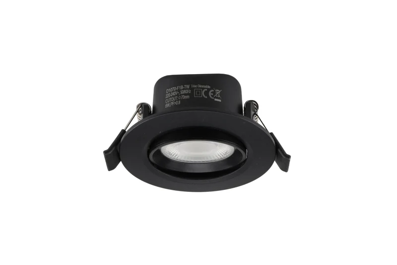 Deko-Light Surtur Tilt, 6 W, DTW, 1800-2700 K, Schwarz