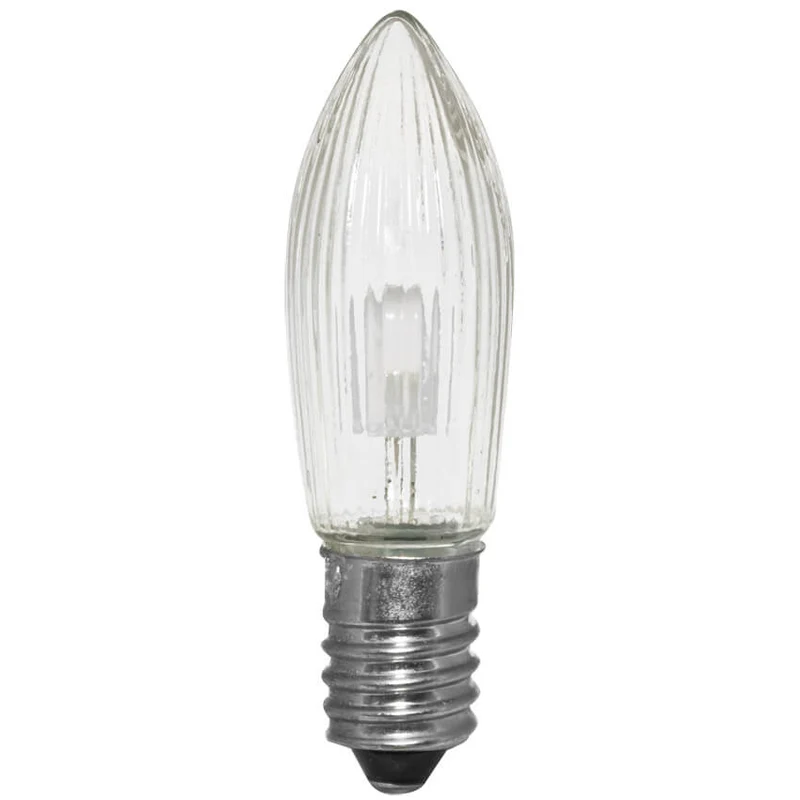 STAR TRADING LED-Topkerze, klar, E10 warmweiß
