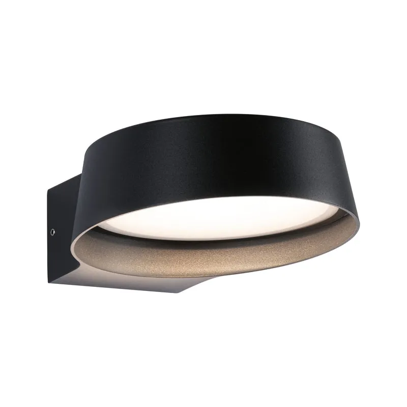 Paulmann LED Außenwandleuchte Capea Grand IP44 162x195mm 3000K 11,5W 1050lm 230V 108° Anthrazit Alu Druckguss