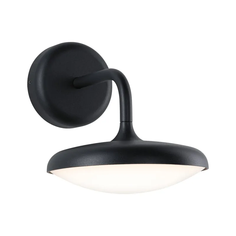 Paulmann LED Außenwandleuchte Nostro IP44 rund 180x250mm 3000K 10W 900lm 230V Anthrazit Aluminium