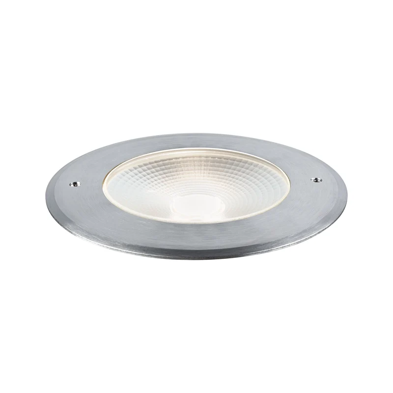 Paulmann LED Bodeneinbauleuchte Vanea IP67 rund 160mm 3000K 15,5W 800lm 230V Alu Aluminium