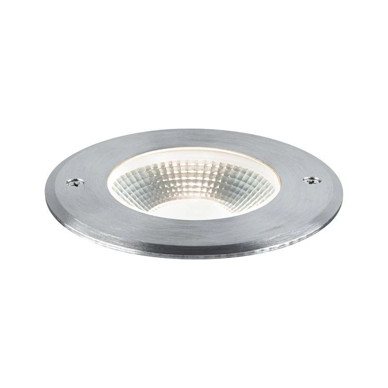 Paulmann LED Bodeneinbauleuchte Vanea IP67 rund 100mm 3000K 3,5W 160lm 230V Alu Aluminium