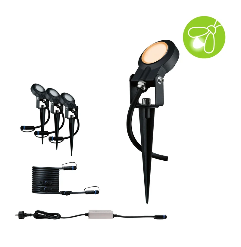 Paulmann Plug & Shine LED Spot Sting IP67 2200K 3x6,3W 75VA Anthrazit
