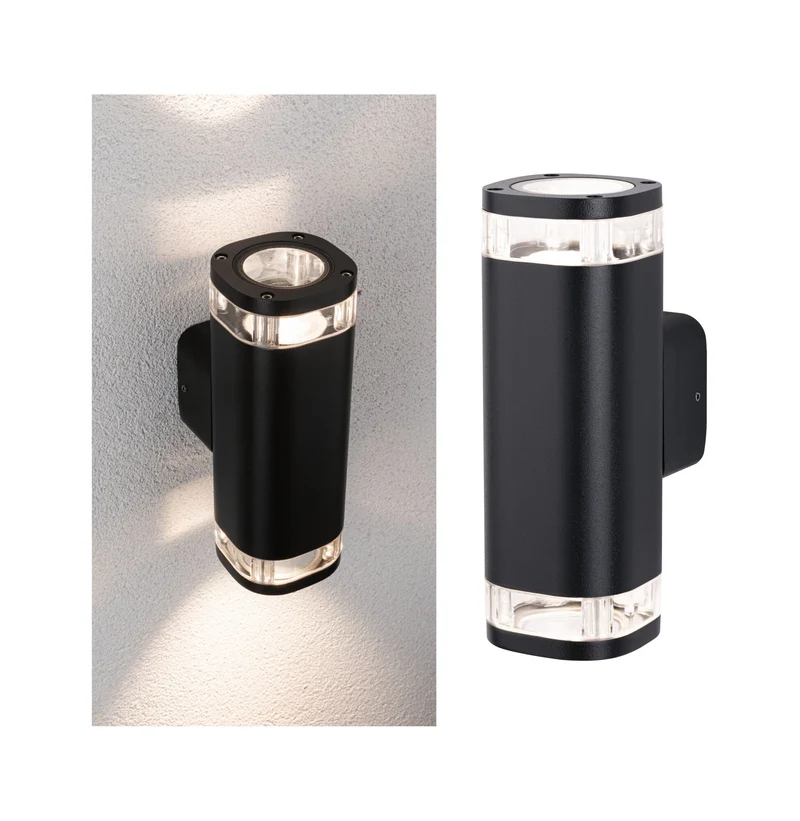 Paulmann Außenwandleuchte Colum IP44 80x112mm max. 20W 230V Anthrazit Aluminium