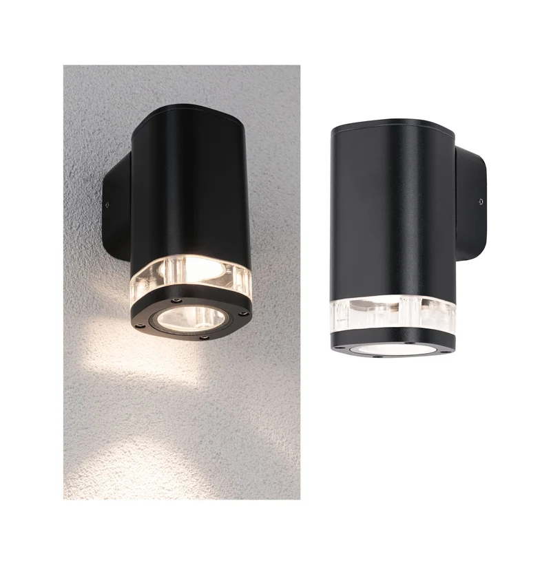Paulmann Außenwandleuchte Colum IP44 80x112mm max. 20W 230V Anthrazit Aluminium