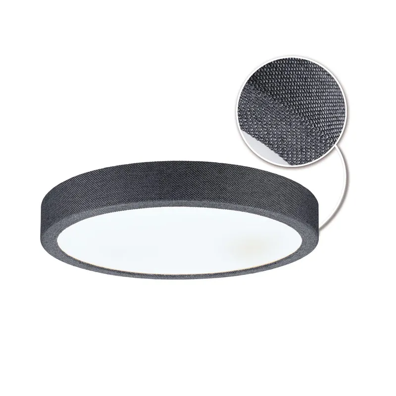 Paulmann LED Panel Cosara IP44 rund 300mm 4000K Dunkelgrau