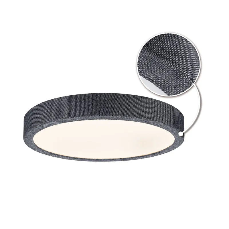 Paulmann LED Panel Cosara IP44 rund 300mm 3000K Dunkelgrau
