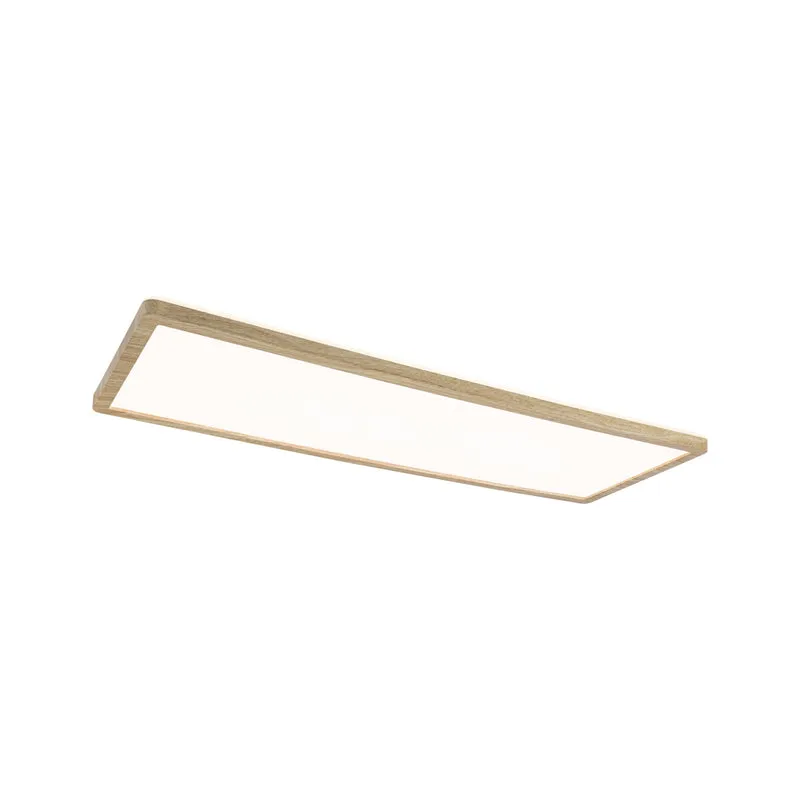 Paulmann LED Panel Atria Shine Backlight IP44 eckig 580x200mm 3000K Holzoptik