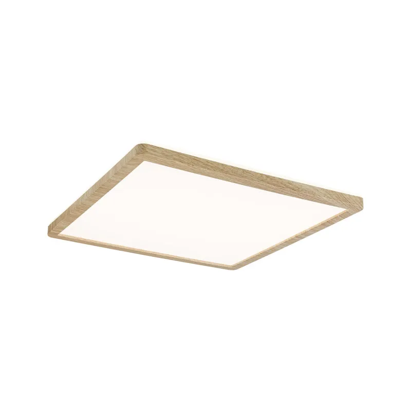 Paulmann LED Panel Atria Shine Backlight IP44 eckig 293x293mm 3000K Holzoptik