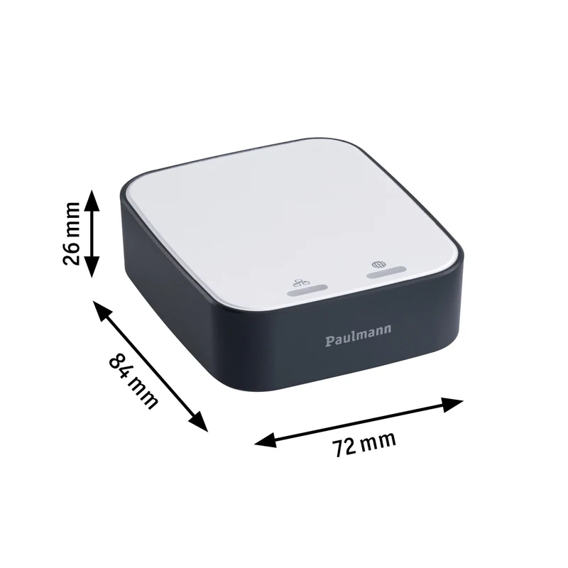 Paulmann Gateway smik Smart Home Zigbee Weiß,Anthrazit