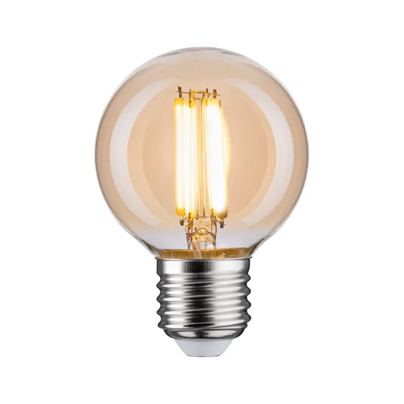 Paulmann Filament 230V LED Globe 780lm 7W 2700K dimmbar Gold