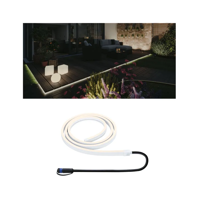 Paulmann Plug & Shine LED Stripe Smooth Einzelstripe IP68 3000K 12W Schwarz