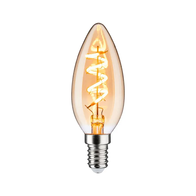 Paulmann Vintage Edition LED Kerze E14 230V 150lm 4W 1800K dimmbar Gold