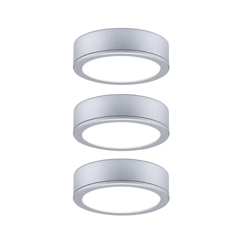 Paulmann LED Unterschrankleuchte Pukk 3x3,5W 65mm 3x210lm 230V rund Chrom matt