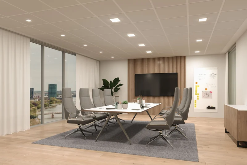 Paulmann VariFit LED Einbaupanel Veluna Edge IP44 eckig 90x90mm 450lm 3000K Weiß dimmbar