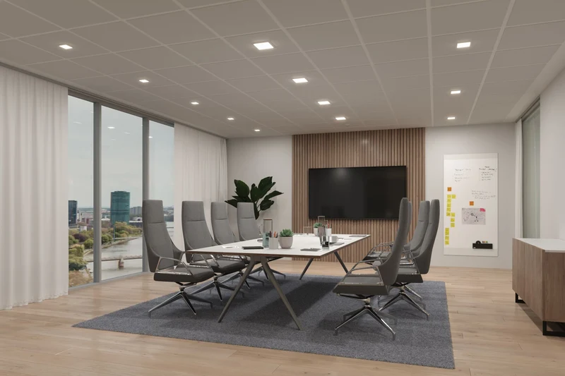 Paulmann VariFit LED Einbaupanel Veluna Edge IP44 eckig 90x90mm 500lm 4000K Weiß