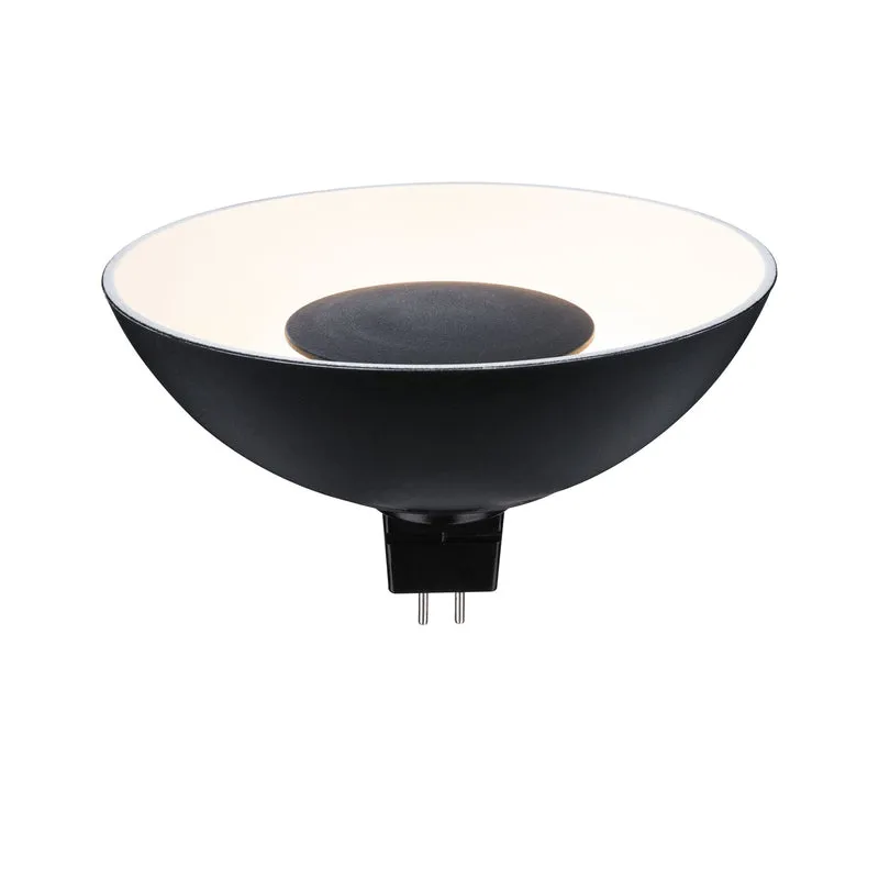 Paulmann LED Reflektor Schwarz#Weiß GU5,3 4,9W 3.000K