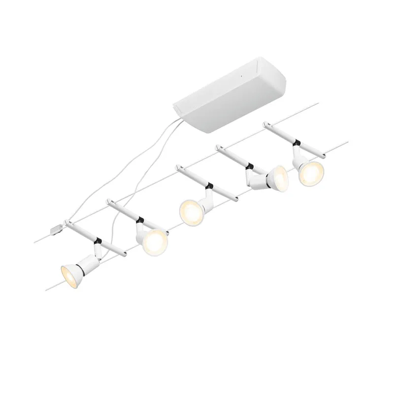 Paulmann Seilsystem Salt Chrom matt ohne Leuchtmittel max. 10W GU5,3 DC 60VA