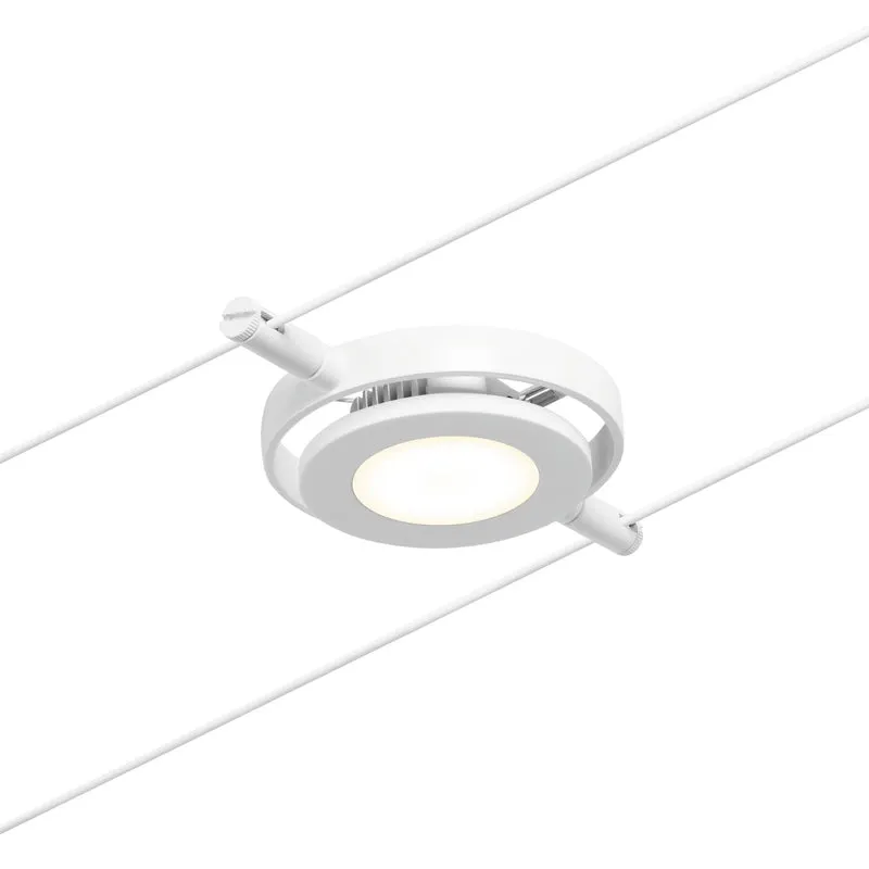 Paulmann Seilsystem Spot RoundMac Weiß#Chrom max. 1x4,5W ohne Leuchtmittel DC