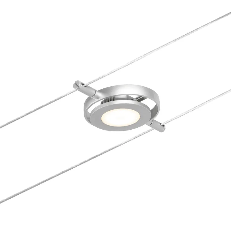 Paulmann Seilsystem Spot RoundMac Chrom matt#Chrom max. 1x4,5W ohne Leuchtmittel DC