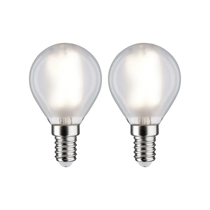 Paulmann LED Tropfen Filament E14 230V 2x470lm 2x4,8W 4000K Matt