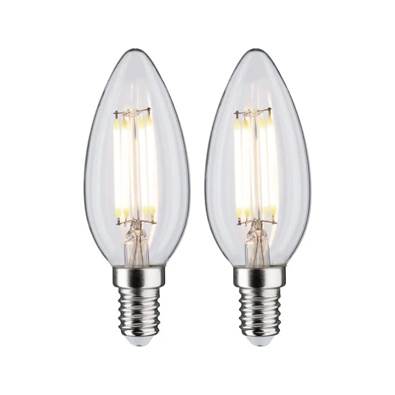 Paulmann LED Kerze Filament E14 230V 2x470lm 2x4,8W 4000K Matt