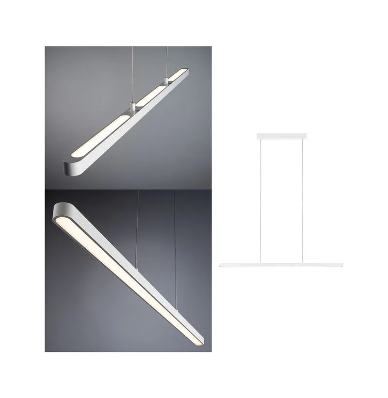 Paulmann LED Pendelleuchte Lento 2700K 3495lm 42W Weiß höhenverstellbar