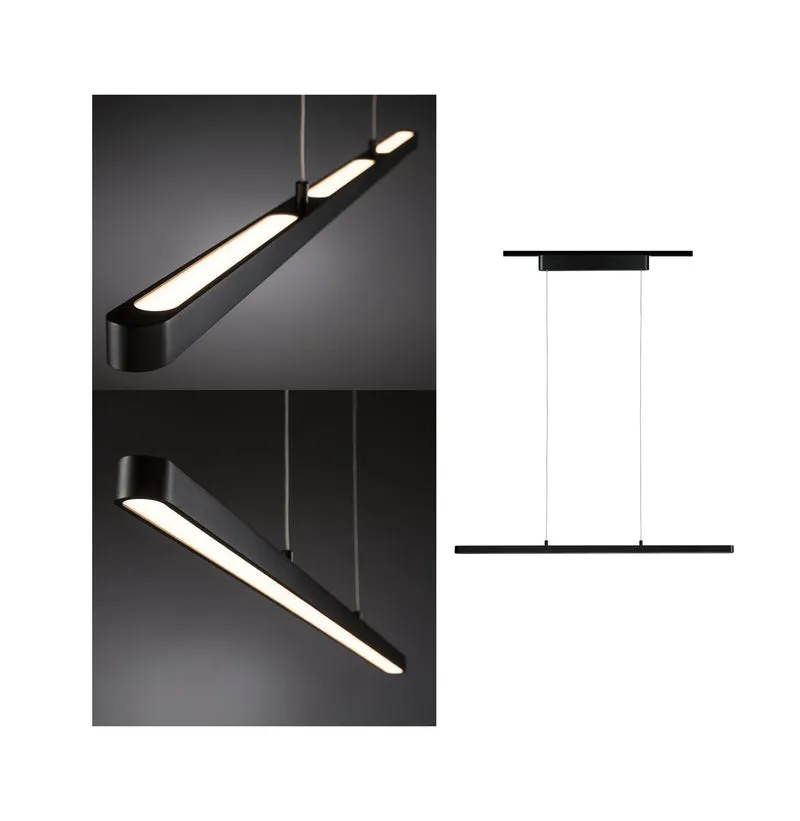 Paulmann URail LED Pendel Lento Schwarz matt 41W dimmbar