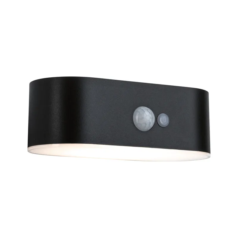 Paulmann Solar LED Außenwandleuchte Adya mit Bewegungsmelder IP44 180x118mm 3000K 2,5W 300lm