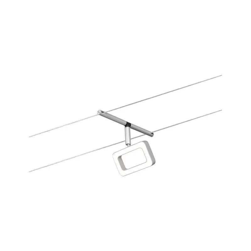 Paulmann Seilsystem Spot Frame Chrom matt,Chrom 1x4,8W 3.000 DC 60VA