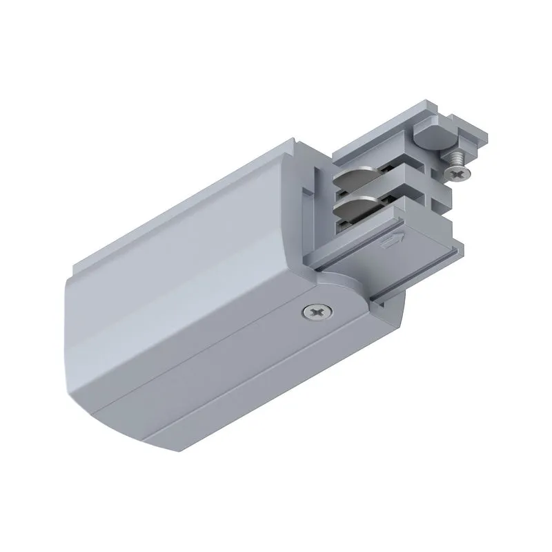 Paulmann ProRail3 Endeinspeisung links max. 3.680W 230V Silber Metall,Kunststoff