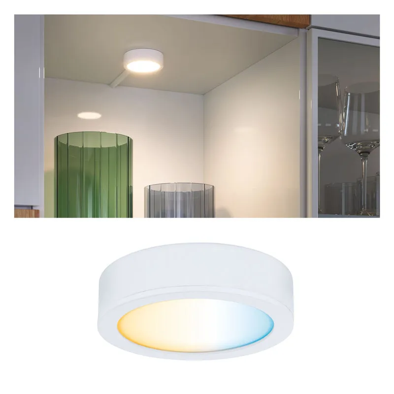 Paulmann Clever Connect Spot Disc 2W 2700-6500K tunable White 12V Weiß matt/Kunststoff