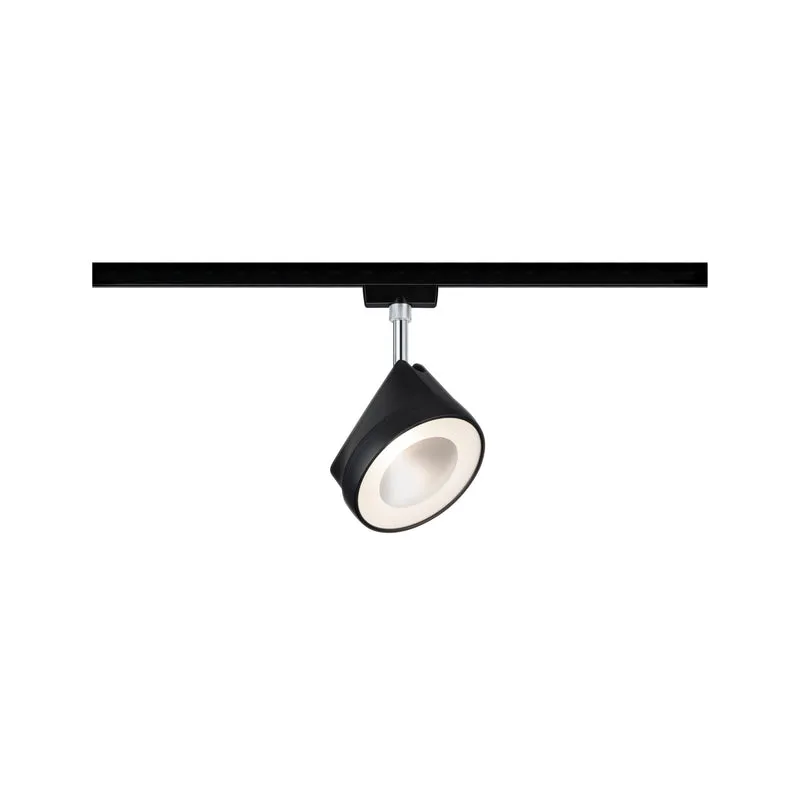 Paulmann URail Spot Arena 1x14W Schwarz matt/ Chrom 230V Metall 2700K dimmbar