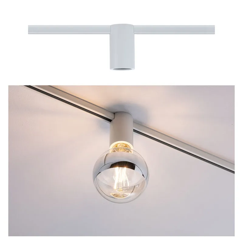 Paulmann URail Ceiling Socket max1x20W E27 Weiß 230V Metall