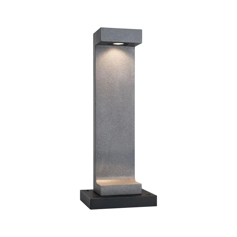 Paulmann Outdoor 230V Pollerleuchte Concrea 6,5W IP44 black 3000K Sandstone Cement