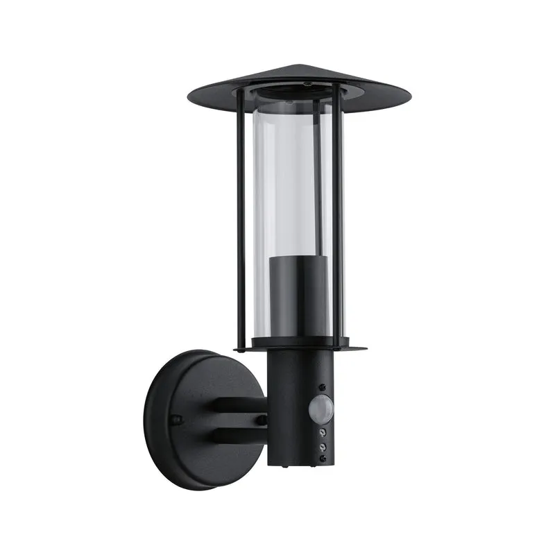 Paulmann Outdoor 230V Wandleuchte Classic Sensor IP44 E27 Metall/Glas Dark Grey