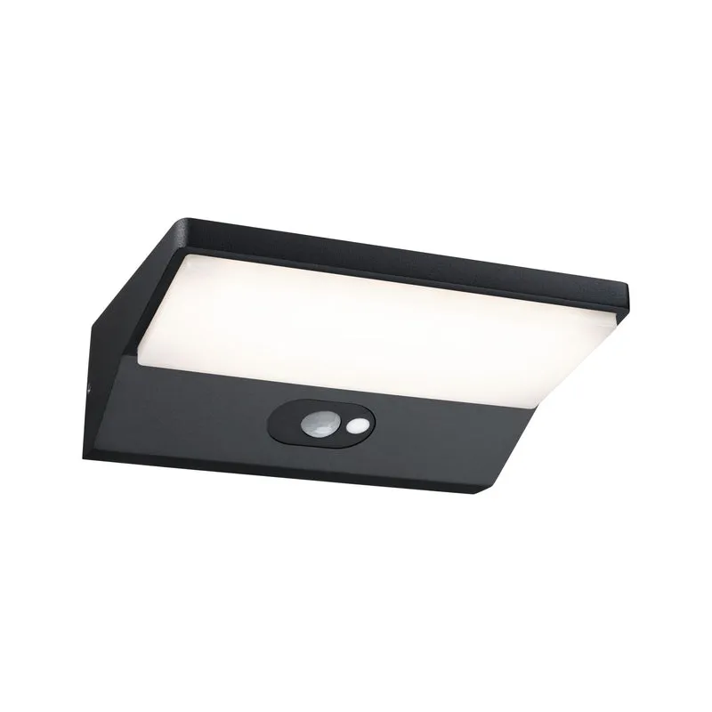Paulmann Outdoor 230V Wall Lamp 9W IP54 3000K Alu Motion Detector